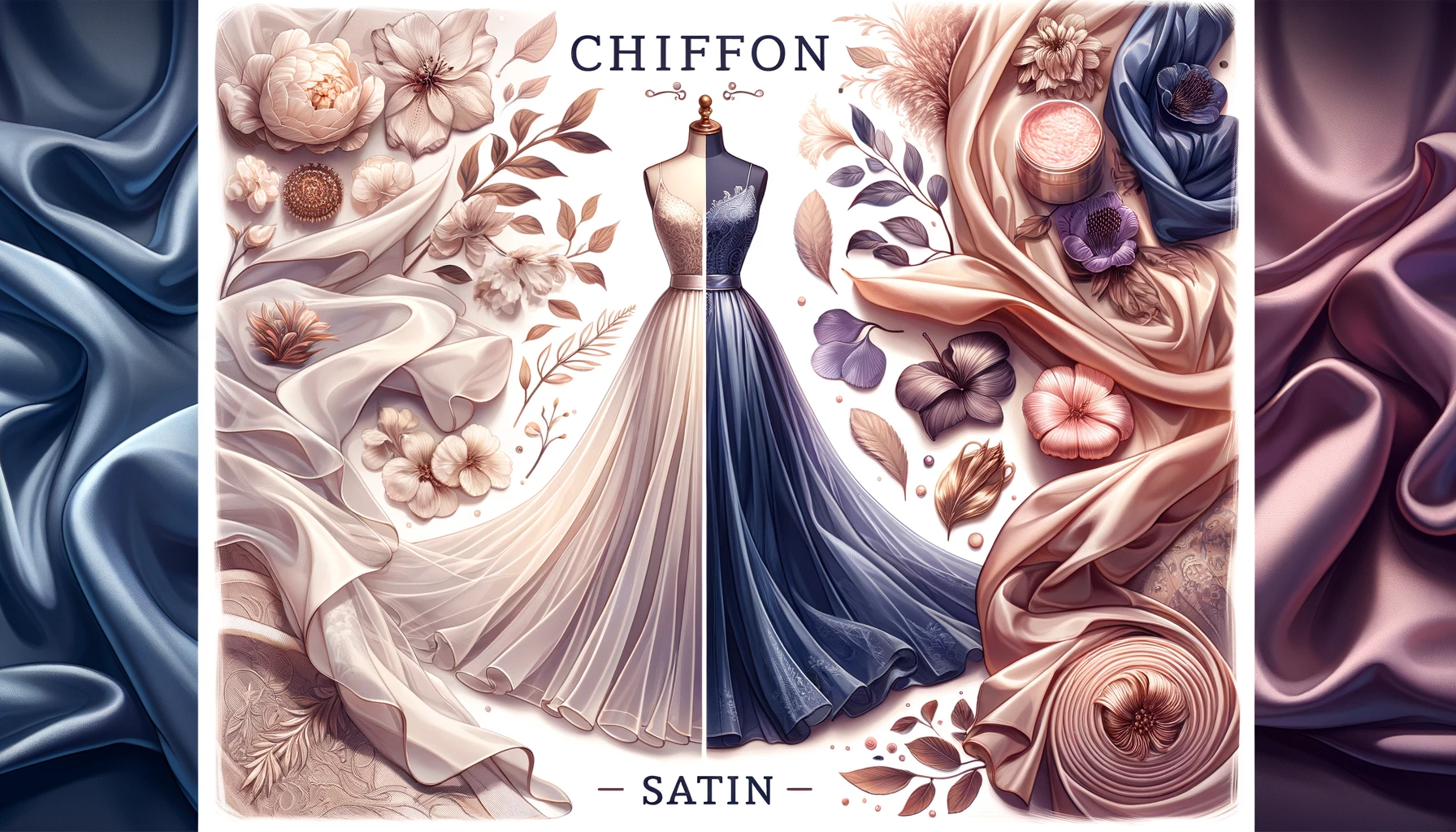 Chiffon vs Satin