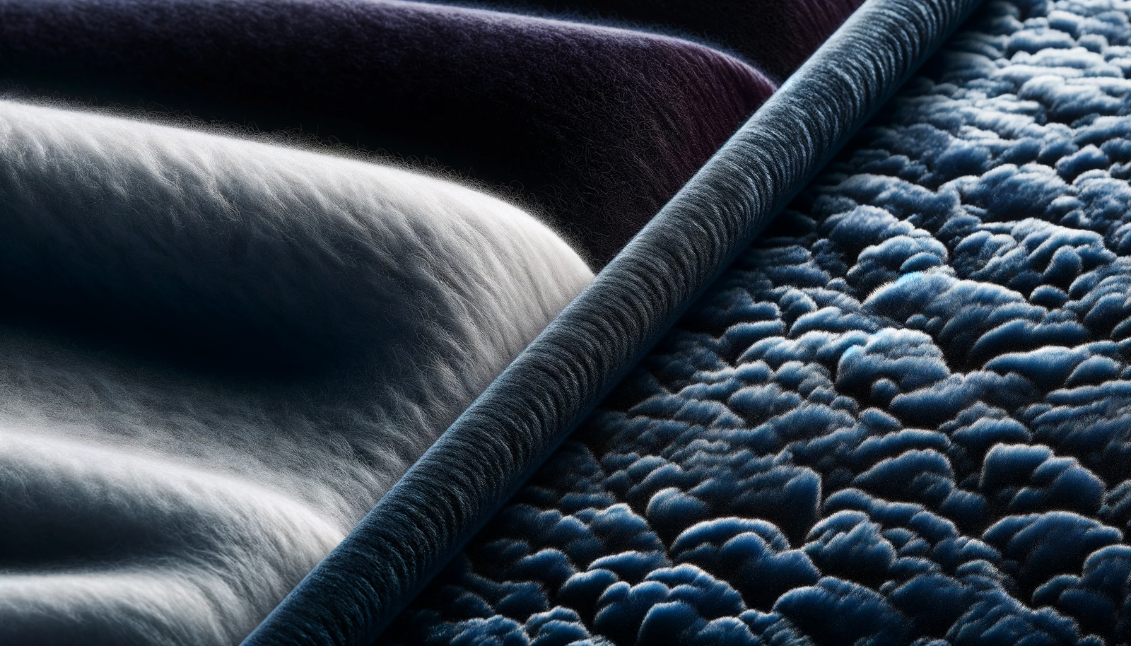 Texture of Felt and Velvet