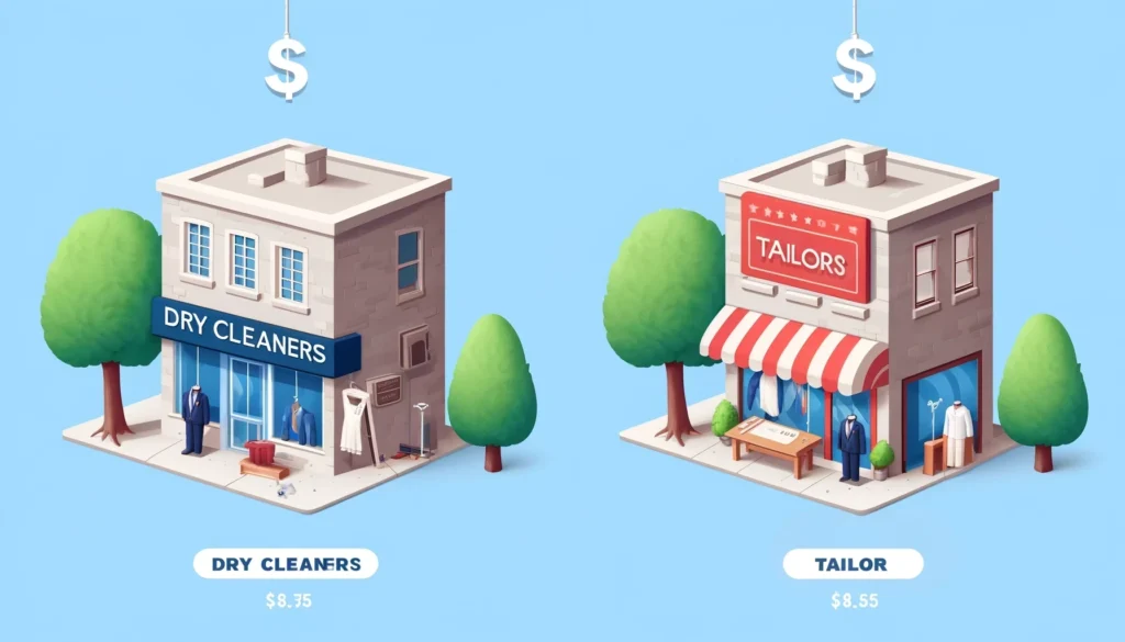 Dry Cleaners vs Tailors Cost For Hemming