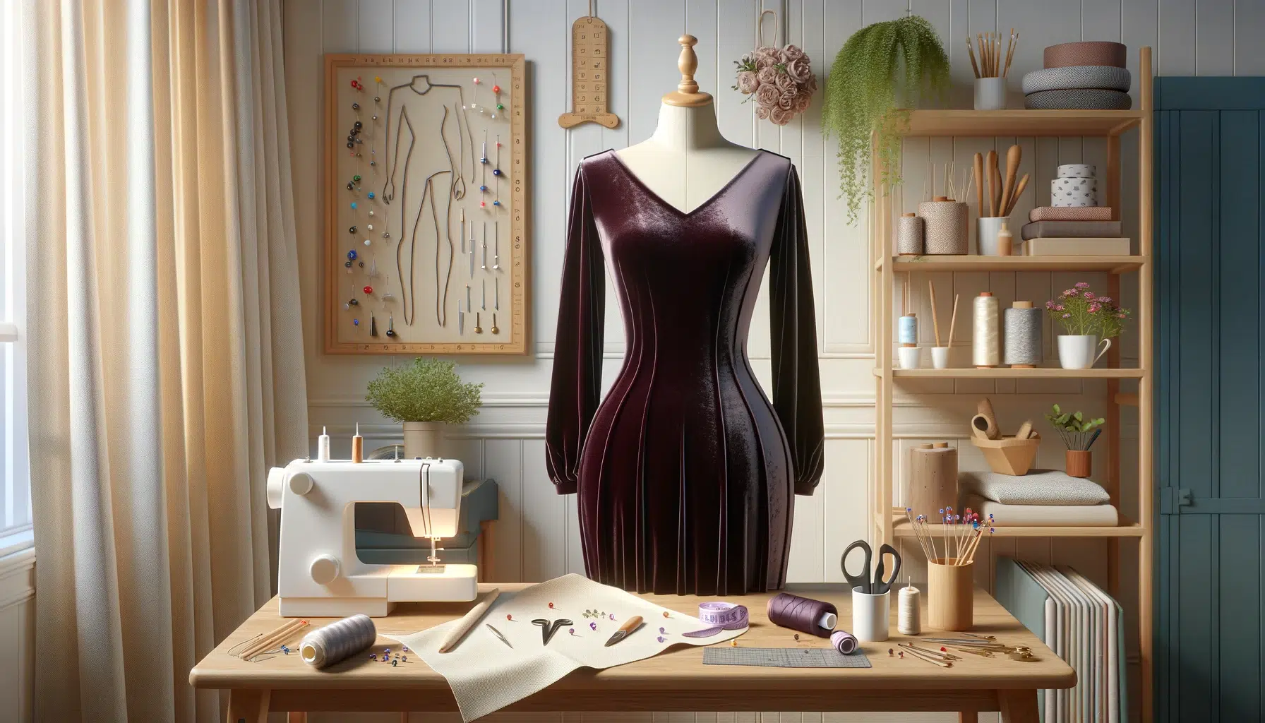 How To Hem A Velvet Dress