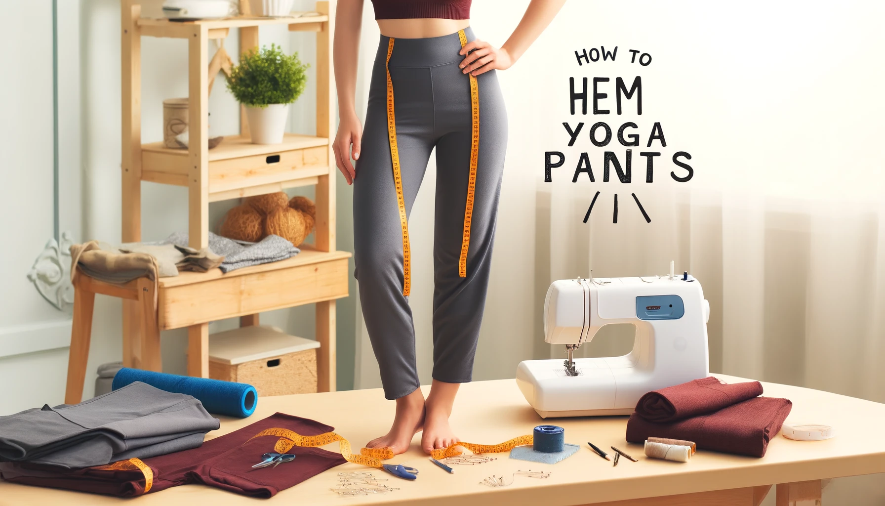 How To Hem Yoga Pants